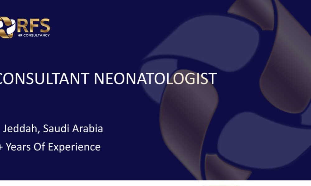 Consultant Neonatologist
