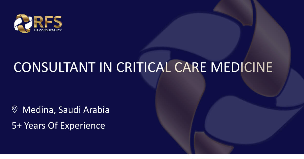 Consultant in Critical Care Medicine