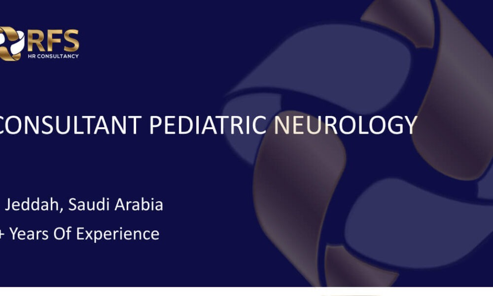 Consultant Pediatric Neurology