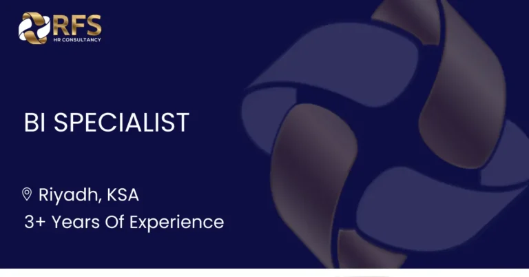 BI SPECIALIST 1 BI Specialist