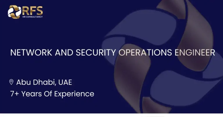 Network and Security Operations Engineer
