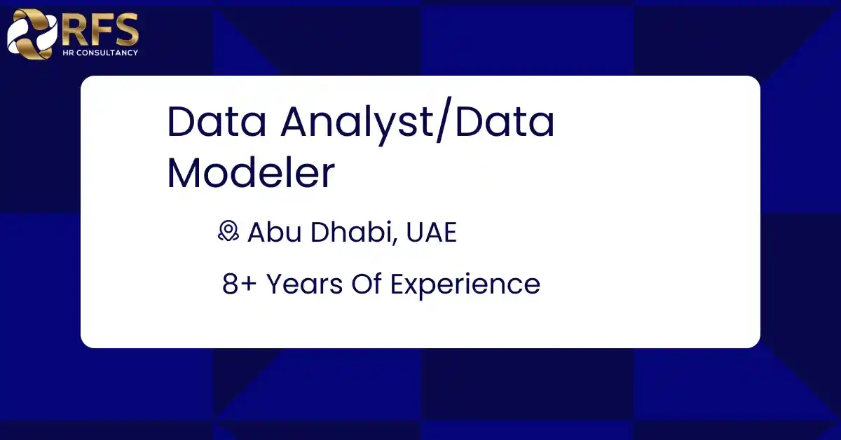 Data Analyst / Data Modeler