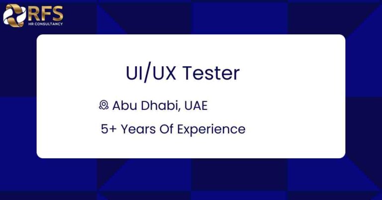 UI / UX Tester