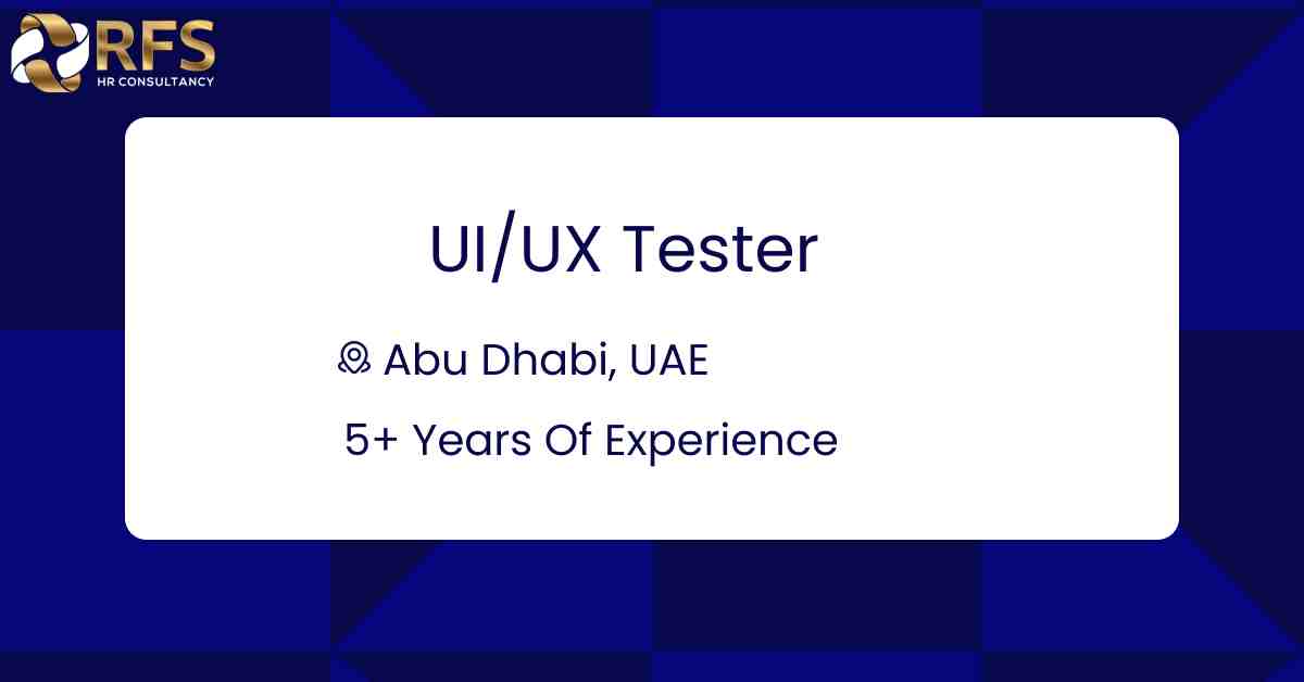 UI / UX Tester