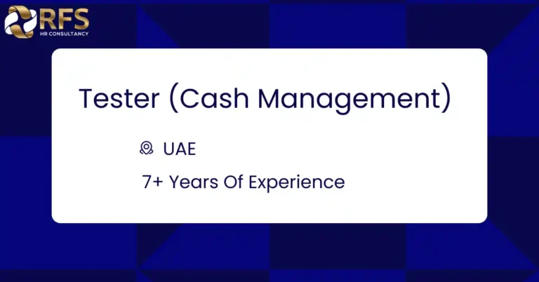 Tester (Cash Management)