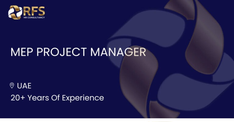 MEP Project Manager 1 MEP Project Manager